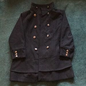 Charles Klein women’s black wool coat (size 2X)